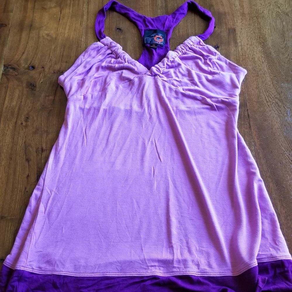 G by Guess 2 tone purple shirt